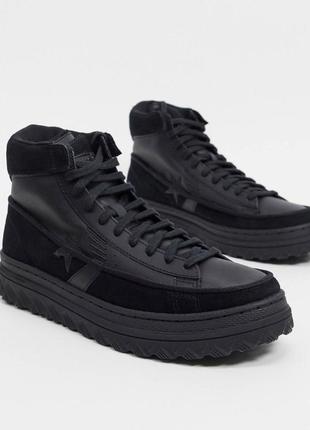 Чёрные ботинки converse pro leather x2 оригинал5 фото
