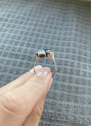 Супер крутое кольцо серебро с прямоугольными камнями5 фото