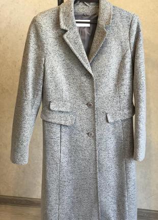 Идеальное серое классическое пальто garry weber9 фото