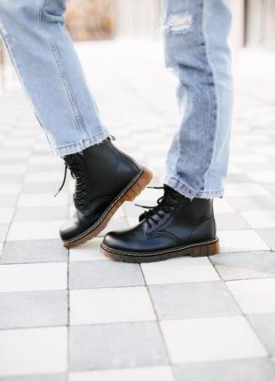 Dr martens classic fur жіночі черевики ❄️ зимові