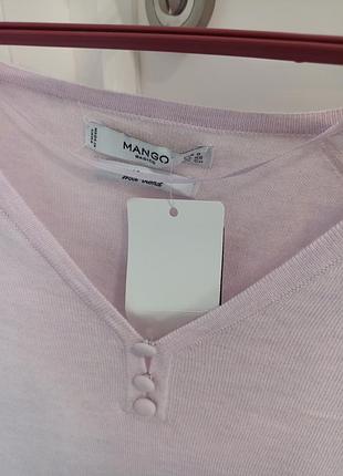 Mango туника гольф кофта  мерино шерсть 2