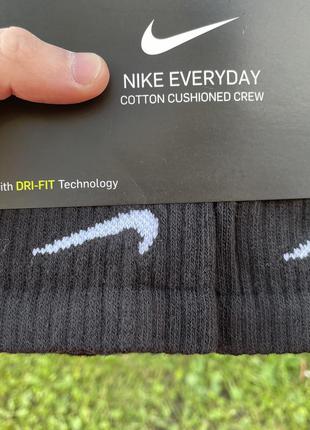 Комплект 6 шт носки шкарпетки nike everyday (m-l) оригинал4 фото