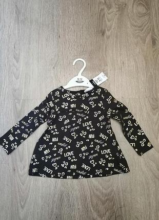 Нова тунічка pepco на 9-12міс,зр.80см