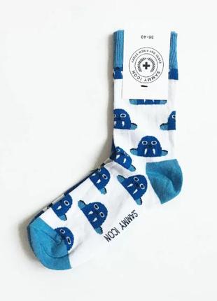 Разнопарные носки от sammy icon polar "белый мишка и морж"2 фото