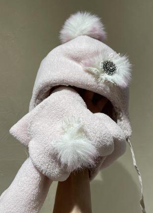 Зимовий комбінезон + шапочка із шарфом4 фото
