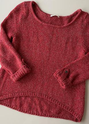 Красный свитер promod