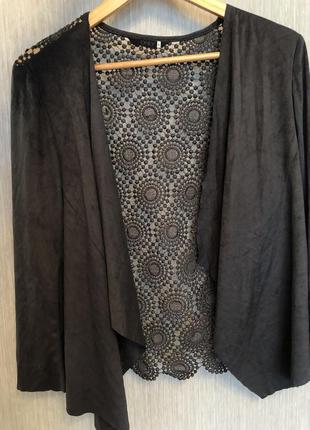 Накидка, кардиган кружево замшевая only