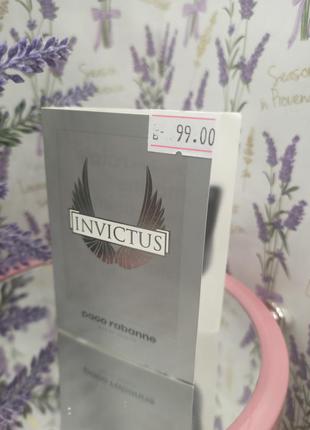 Paco rabanne invictus туалетна вода (пробник) 1.5ml