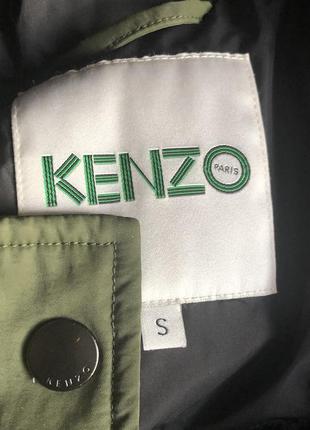 Дутая куртка пуховик  kenzo оригинал9 фото