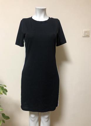 Сукня футболка,сукня в рубчик,сукня з смужками