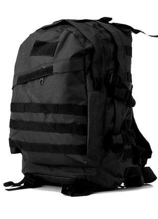 Тактический, походный рюкзак military. 30 l. черный, милитари.  / t4024 фото