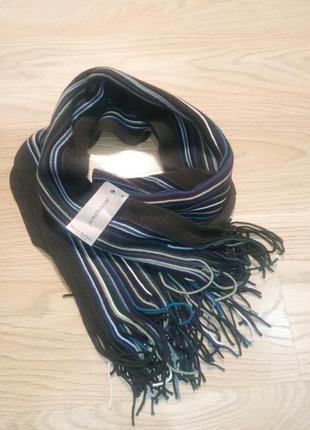 Стильный и теплый мужской шарф3 фото