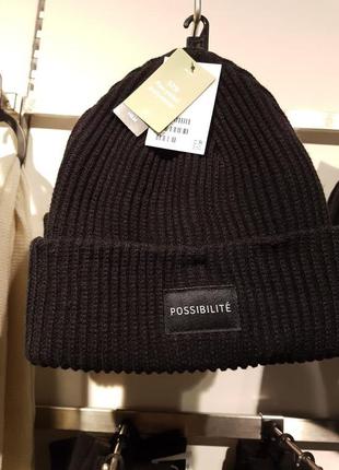 В'язання пов'язана шапка з м'яким якої пряжі, h&m, оригінал, з німеччини!
