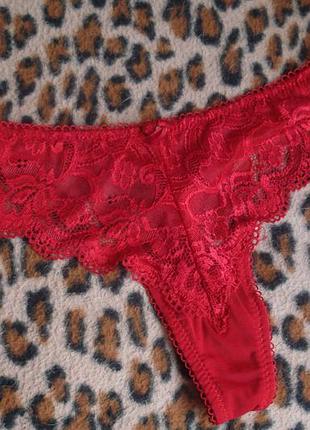 Evie -14/16 р.-фірмові мереживні трусики стрінги