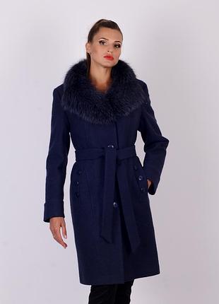 Шикарное зимнее пальто 48-56 с натуральным мехом скидка!