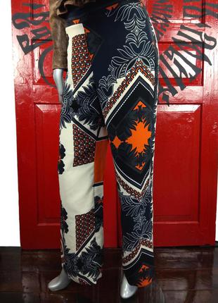 Женские разноцветные брюки с неизбитым дизайном от river island1 фото