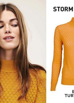 Яскравий ажурний пуловер storm & marie в стилі sezane