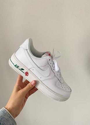 Nike air force 1 '07 lx 'thank you plastic bag' жіночі кросівки найк аір форс білі
