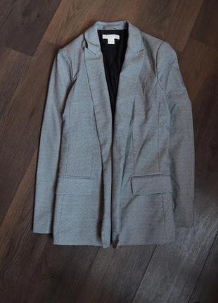 Серый пиджак  hm