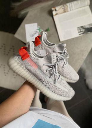 Adidas yeezy boost 350 v2 'tail light'  женские кроссовки адидас ези буст4 фото