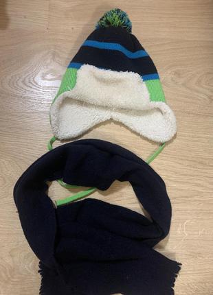 Набор шапка и шарф1 фото