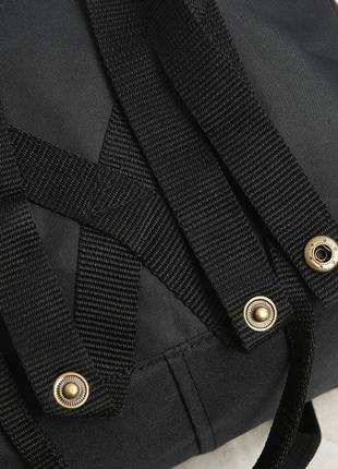 Черный городской рюкзак kanken сумка канкен классик. 16 l2 фото