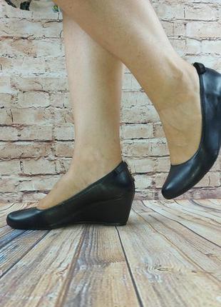 Туфли женские чёрные кожа blizzarini 1526-6713-915, последний 36 размер2 фото