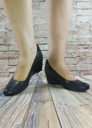 Туфли женские чёрные кожа blizzarini 1526-6713-915, последний 36 размер3 фото