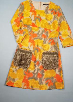 Платье с меховыми карманами river woods p.m