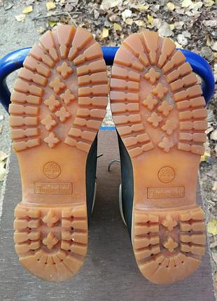 Мужские синие ботинки timberland 7