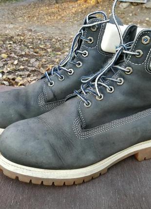 Чоловічі сині черевики timberland