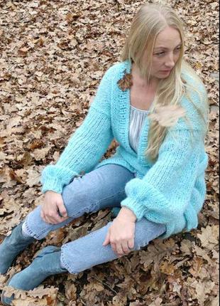 Кофта-кардиган ручной работы 4
