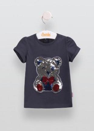 Футболка на девочку ящички 616 бемби р. 80