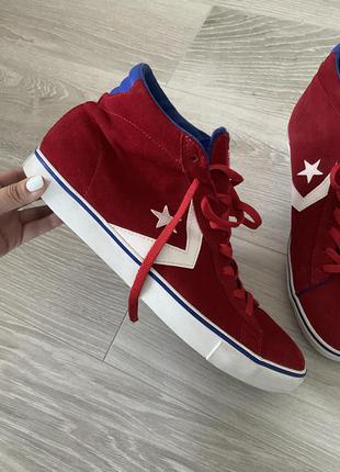 Натуральні замшеві кеди converse