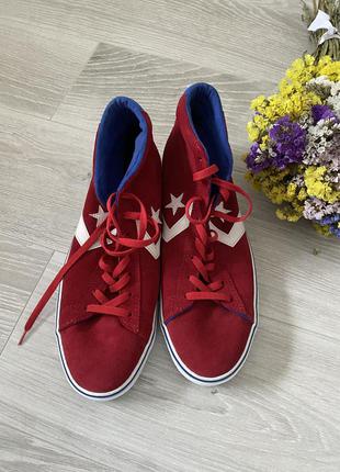 Натуральні замшеві кеди converse3 фото