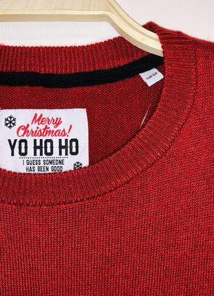 Рождественский свитер с забавным принтом плохого санты, р-ры от 158 до 1763 фото