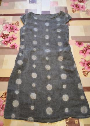 Платье из льна, размер s.4 фото