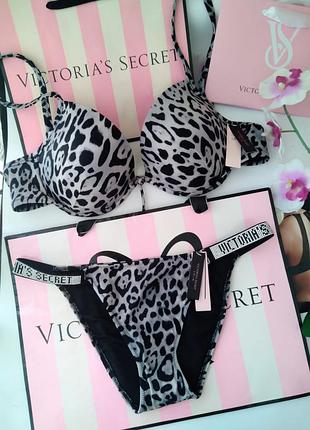 Купальник зі стразами victoria's secret original m l 34d 75d 80c