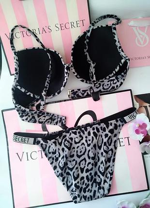 Купальник зі стразами victoria's secret original m l 34d 75d 85c 38c4 фото