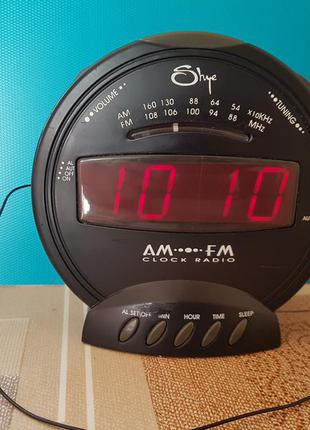 Радіо + годинник + будильник