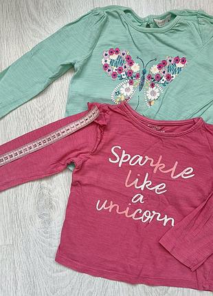 Кофтинки реглани трикотажні для дівчинки