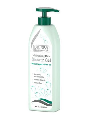 Увлажняющий крем-гель для душа dr. sea moisture rich shower cream-gel 400 мл1 фото