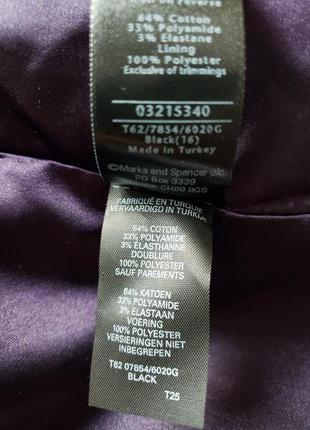 Новый черный кружевной блейзер m&s 16-18  uk9 фото