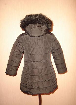 Next теплая зимняя куртка пальто некст на 5 лет рост 110 см5 фото