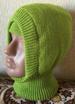 Шапка зимова шлем на бавовняній підкладці. унісекс.