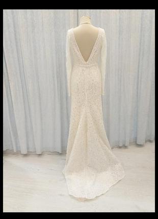 Свадебное платье цвет-лайт айвори5 фото