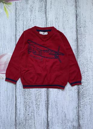 Крутая кофта свитер мелкая вязка котон свитшот junior 2-3года