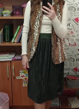 Жилетка леопардова