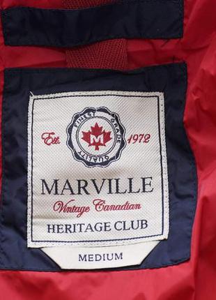 Чоловіча куртка з утепленням від італійського бренду marville vintage canadian,5 фото