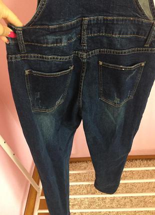 Жіночий джинсовий комбінезон2 фото